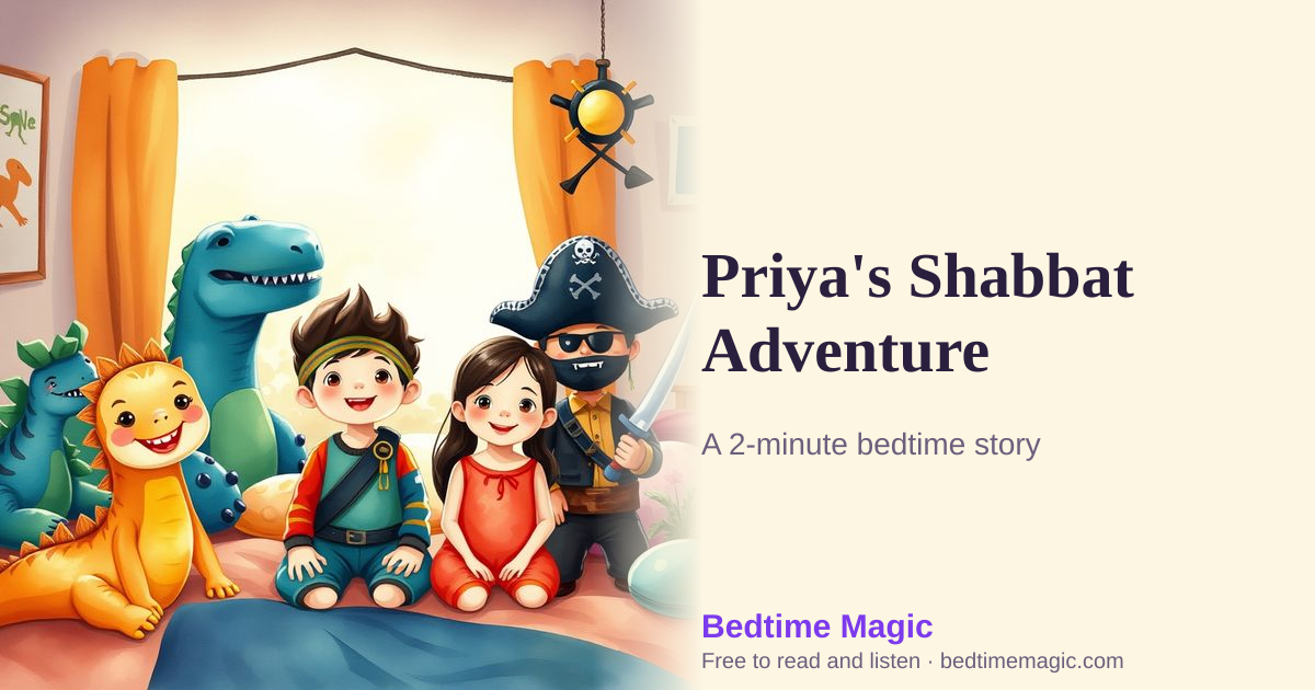 Illustration for Priya's Shabbat Adventure