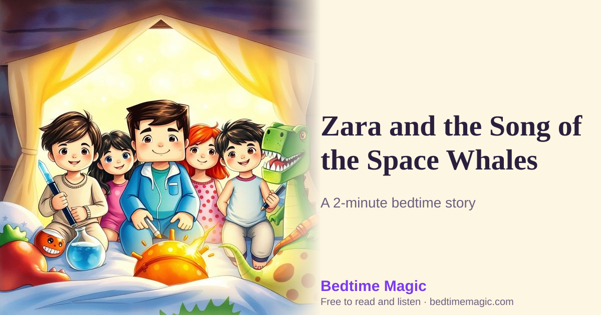 Illustration for Zara and the Song of the Space Whales