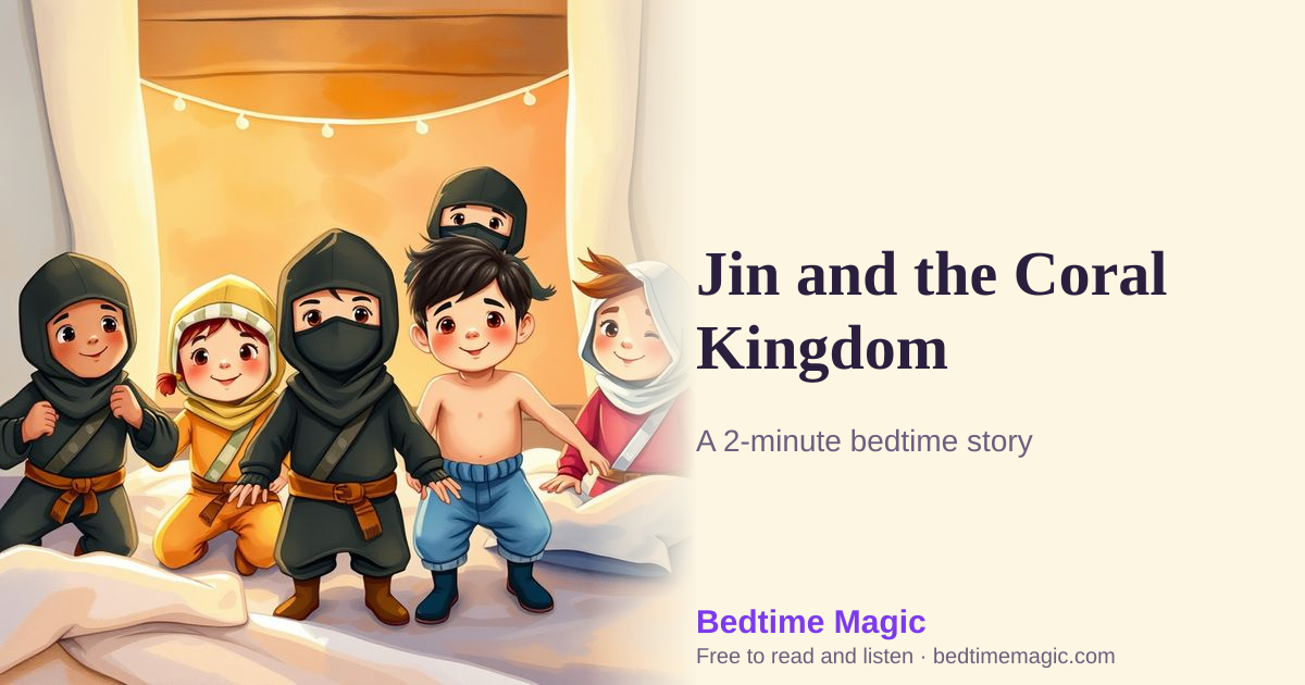 Illustration for Jin and the Coral Kingdom