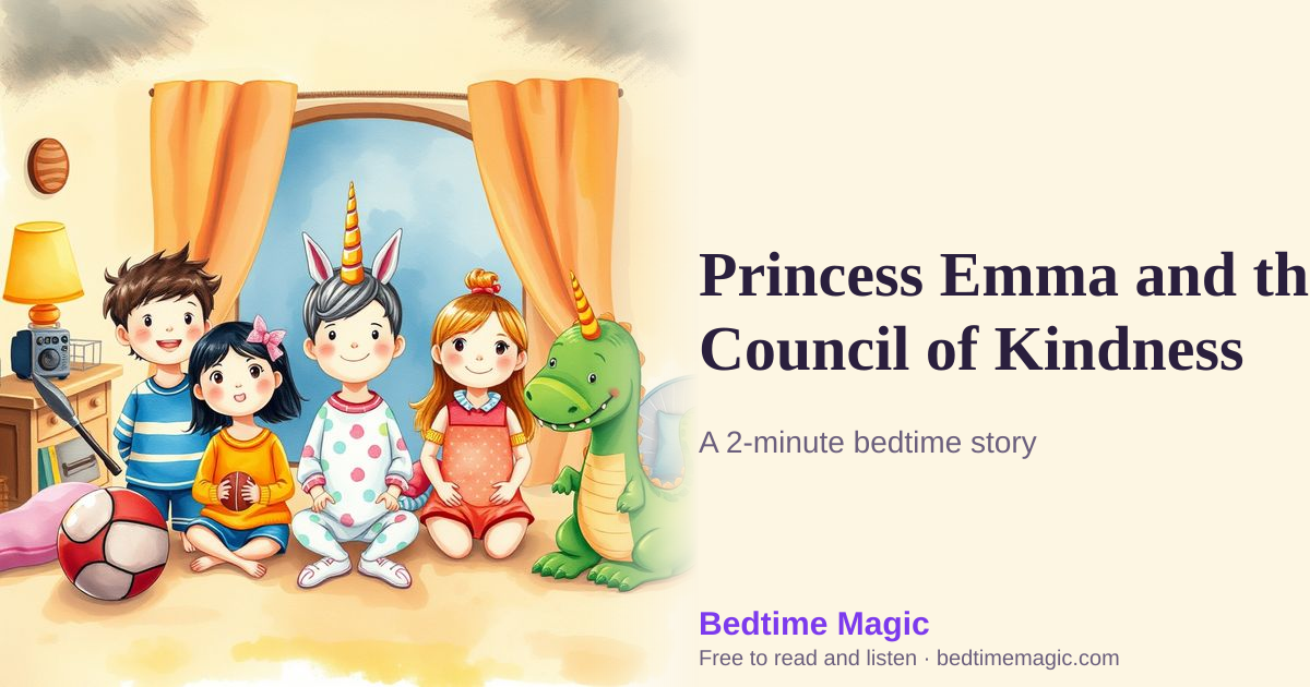 Illustration for Princess Emma and the Council of Kindness
