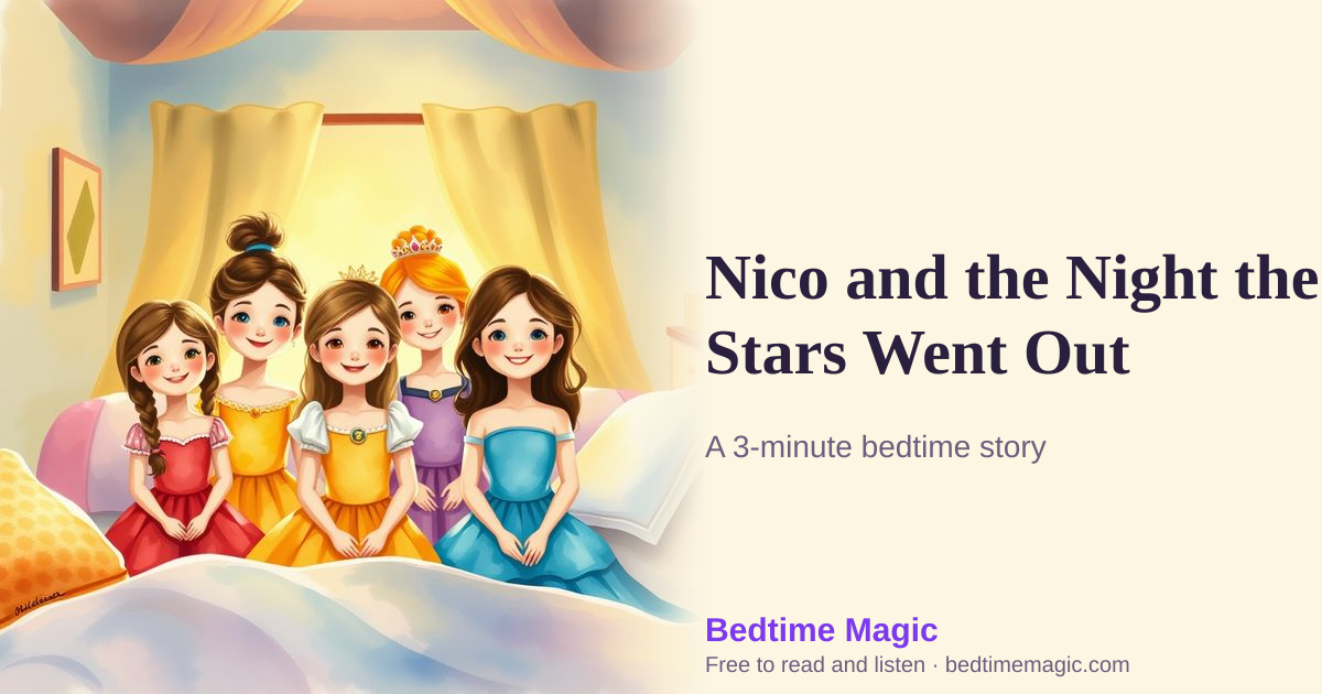 Illustration for Nico and the Night the Stars Went Out