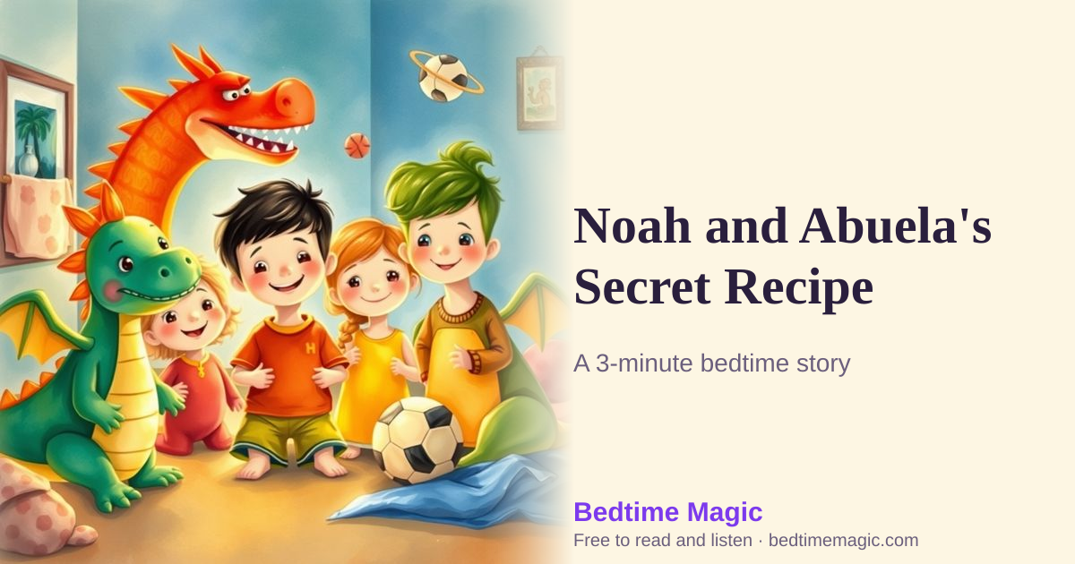 Illustration for Noah and Abuela's Secret Recipe