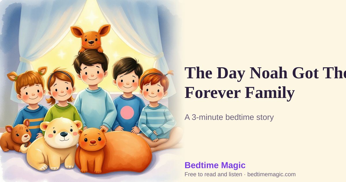 Illustration for The Day Noah Got Their Forever Family