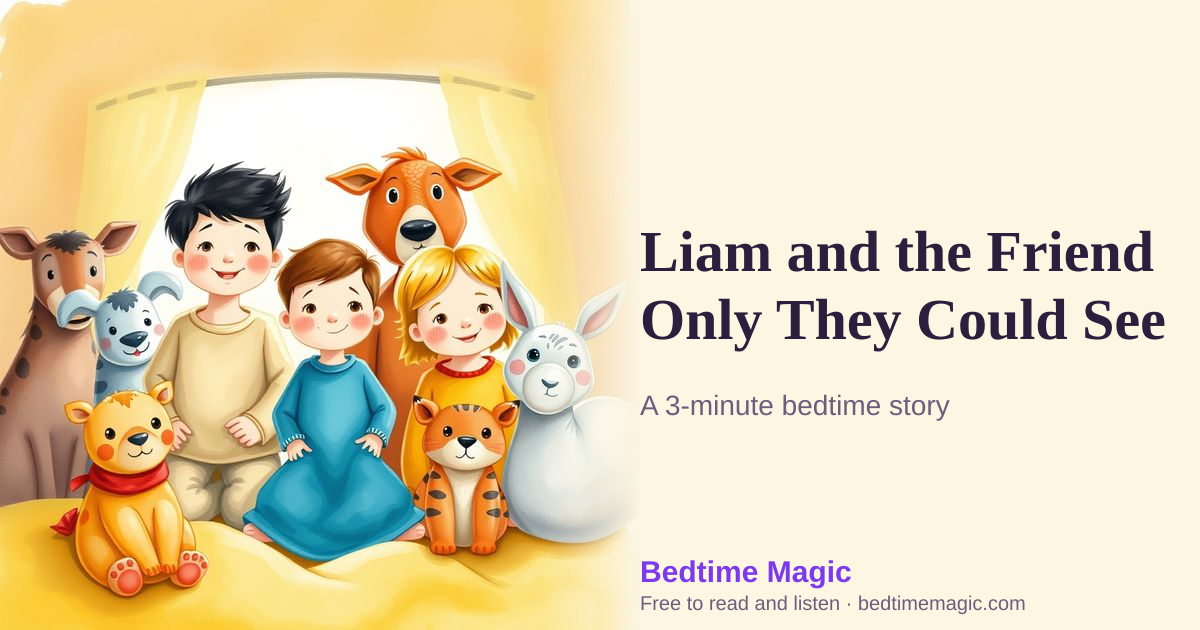 Illustration for Liam and the Friend Only They Could See