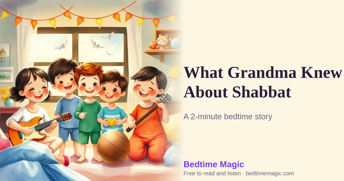 Illustration for What Grandma Knew About Shabbat