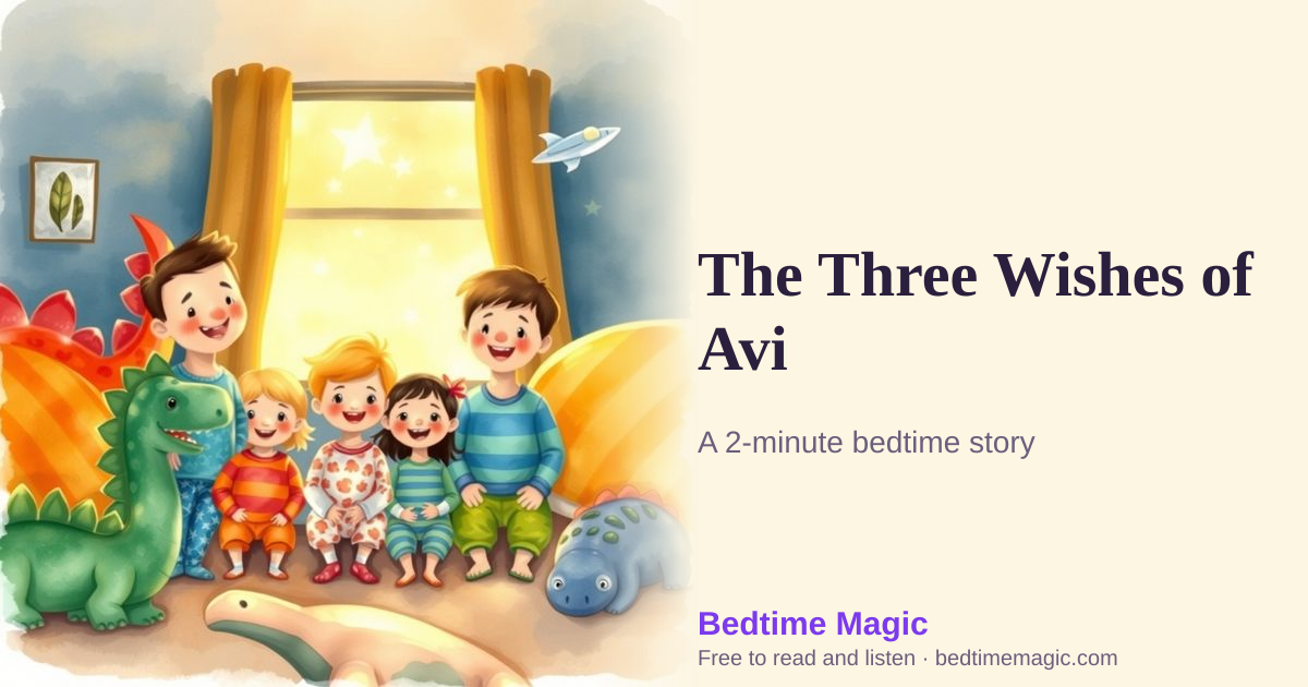 Illustration for The Three Wishes of Avi