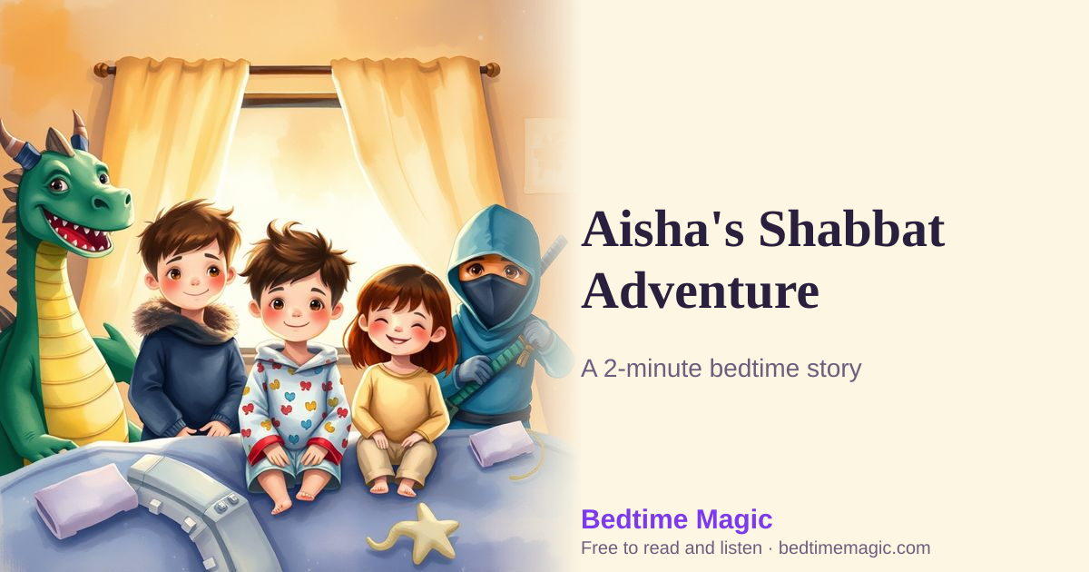 Illustration for Aisha's Shabbat Adventure