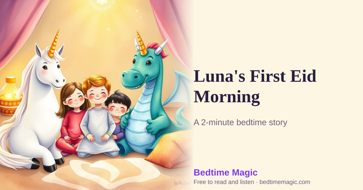 Illustration for Luna's First Eid Morning