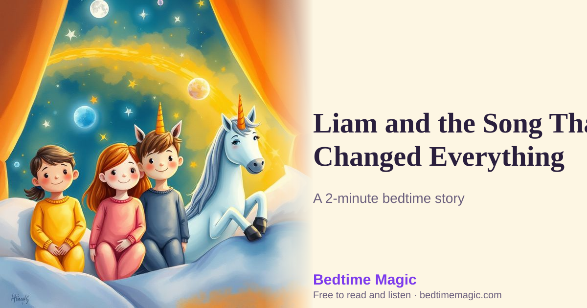 Illustration for Liam and the Song That Changed Everything