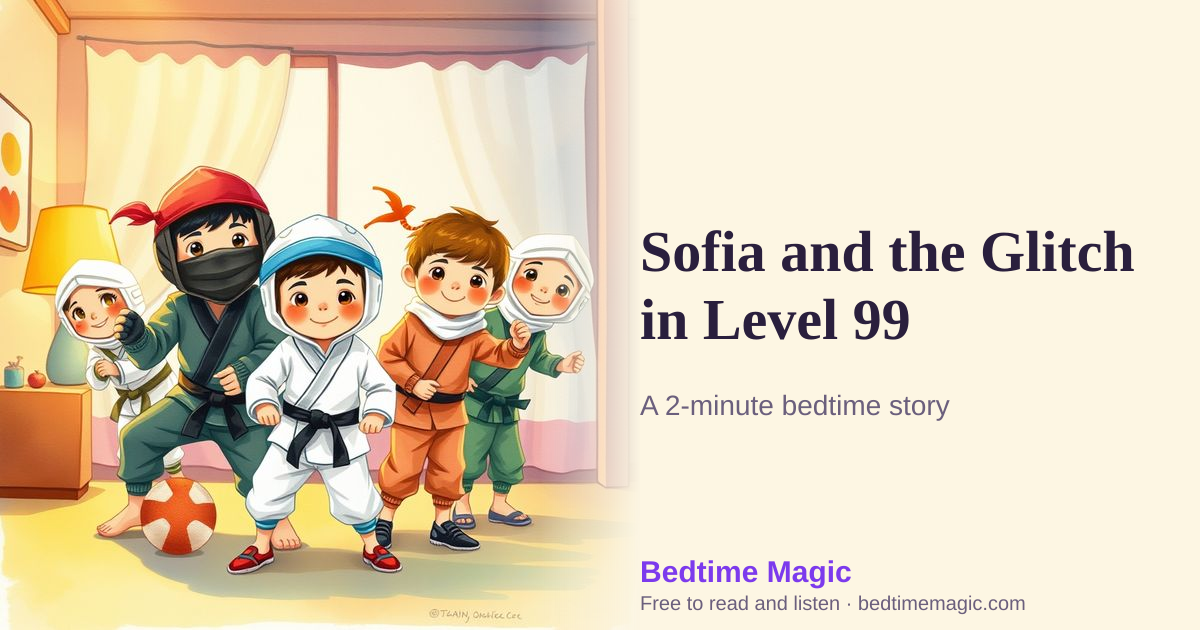 Illustration for Sofia and the Glitch in Level 99