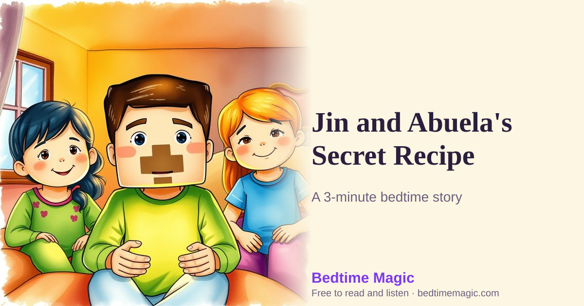 Illustration for Jin and Abuela's Secret Recipe