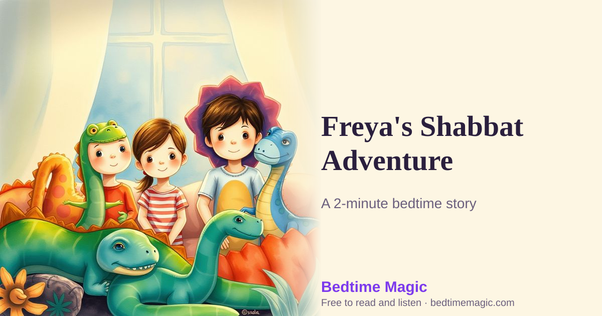 Illustration for Freya's Shabbat Adventure