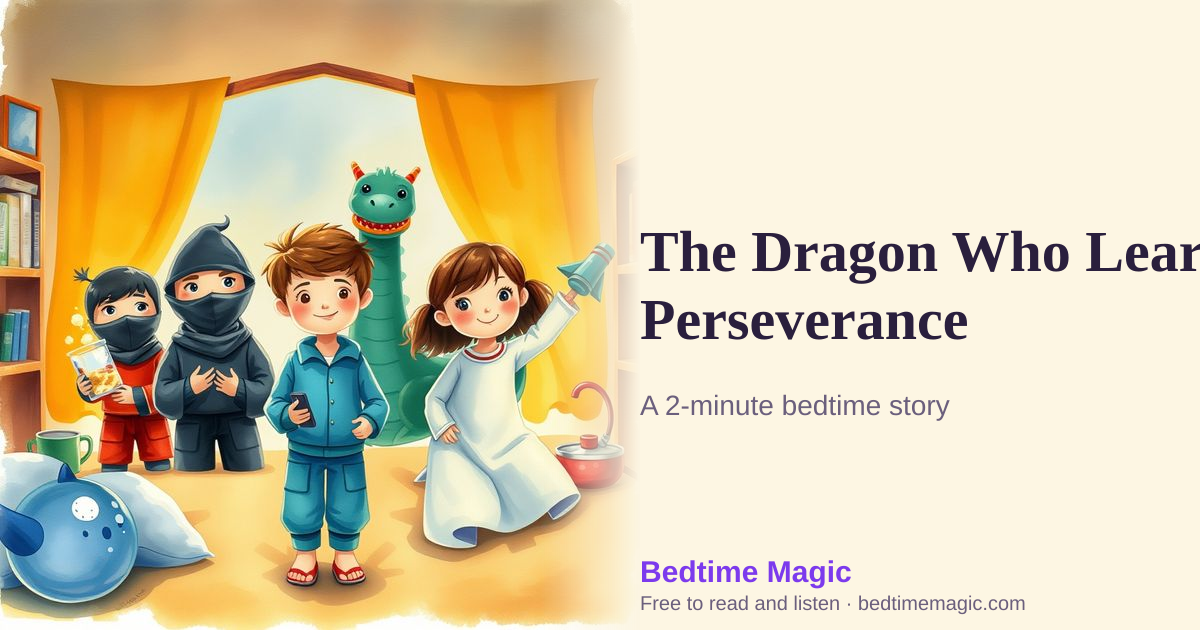 Illustration for The Dragon Who Learned Perseverance