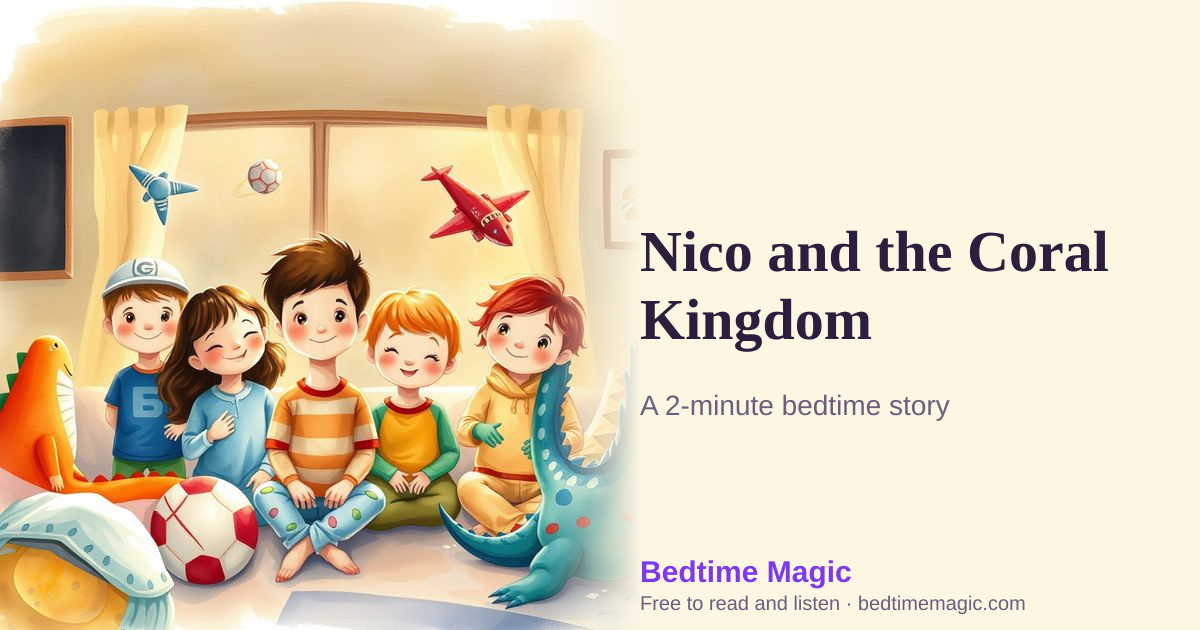 Illustration for Nico and the Coral Kingdom