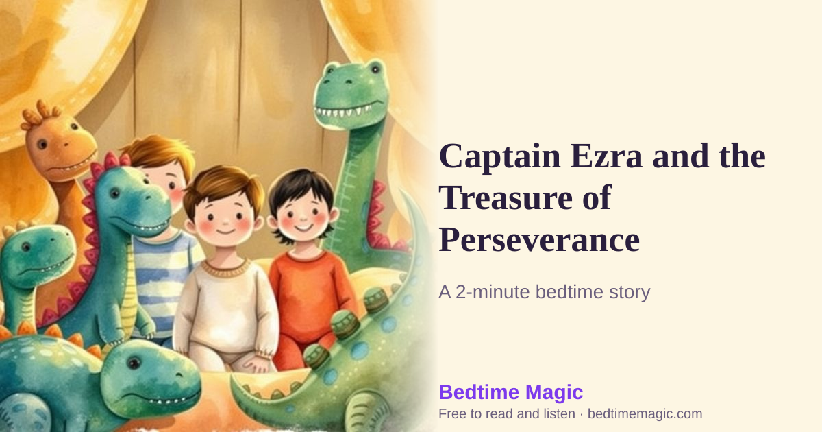 Illustration for Captain Ezra and the Treasure of Perseverance