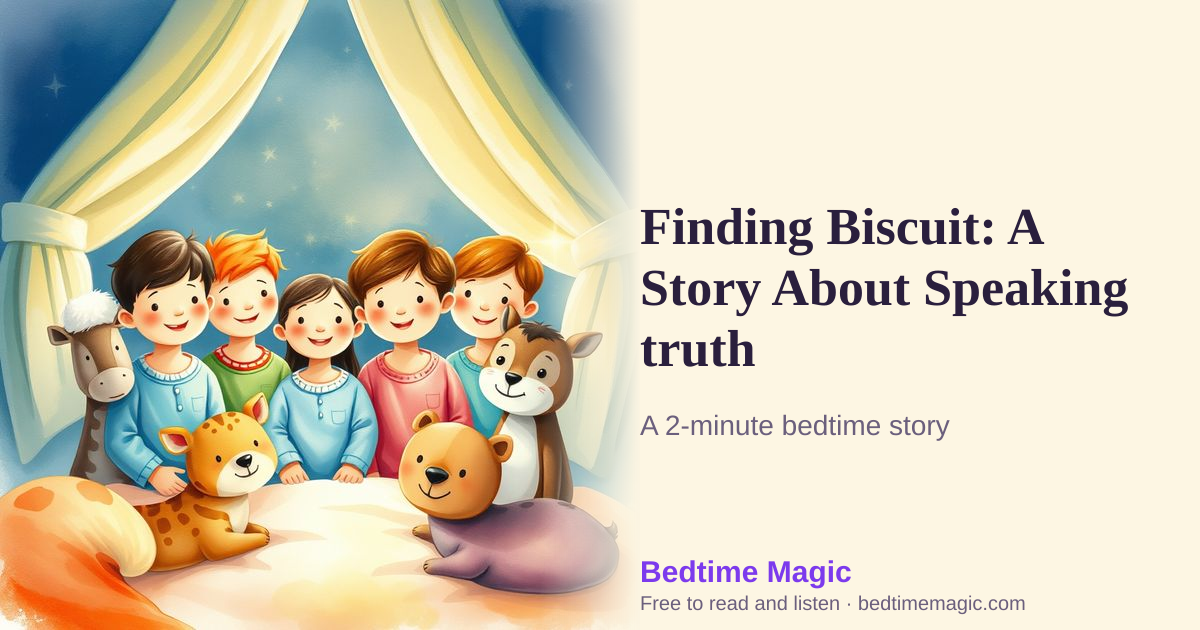 Illustration for Finding Biscuit: A Story About Speaking truth