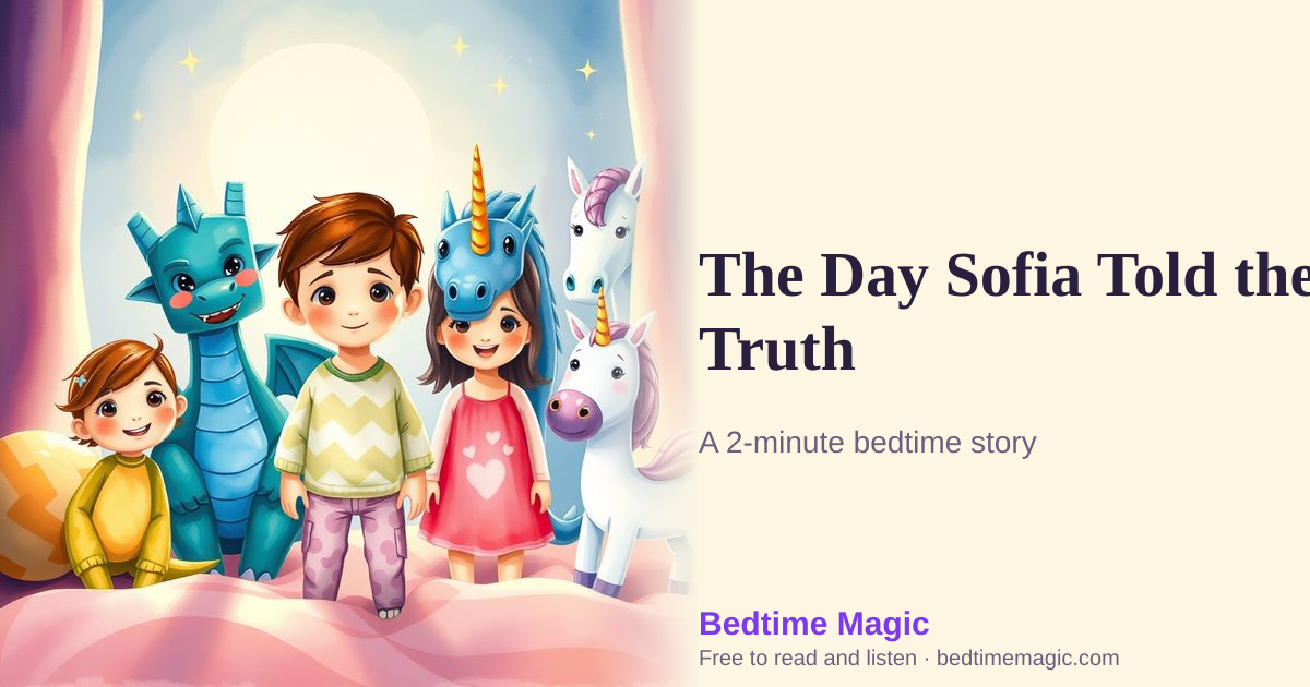 Illustration for The Day Sofia Told the Truth