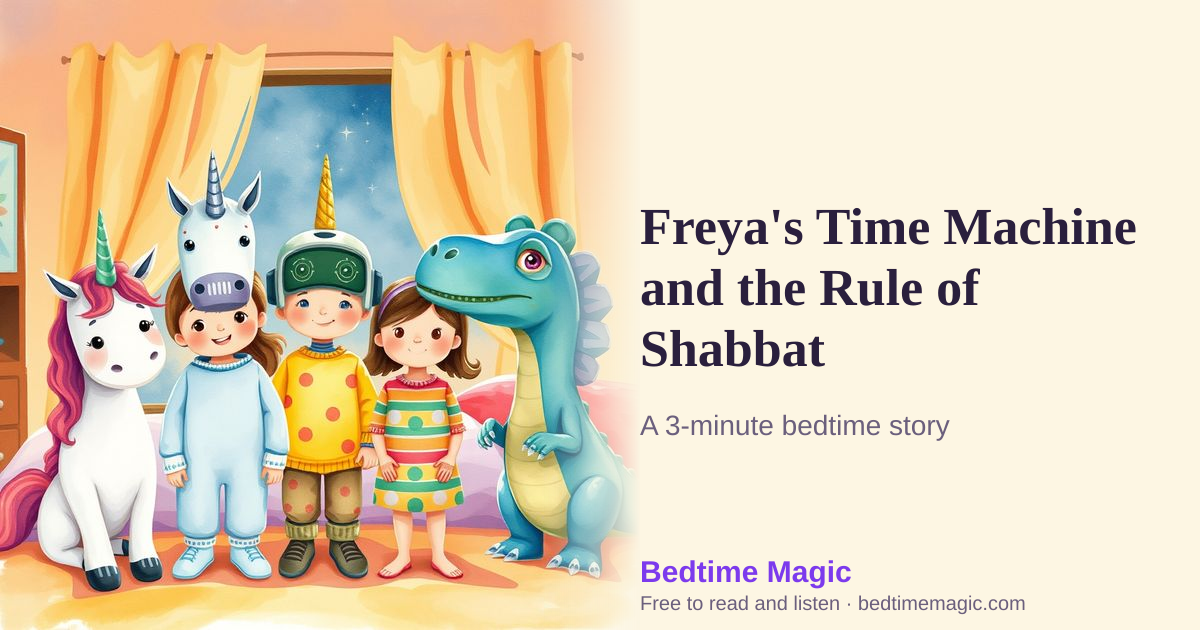Illustration for Freya's Time Machine and the Rule of Shabbat