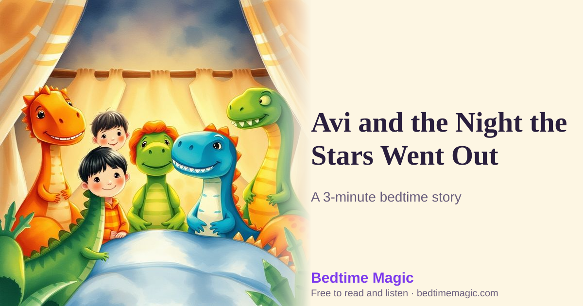 Illustration for Avi and the Night the Stars Went Out