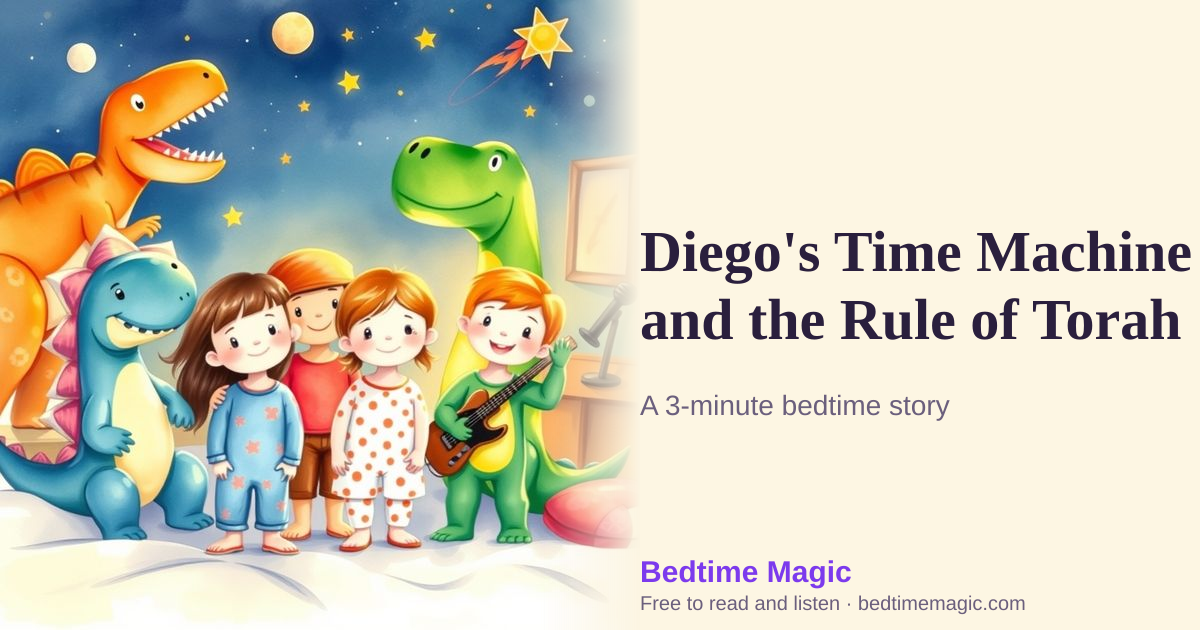 Illustration for Diego's Time Machine and the Rule of Torah