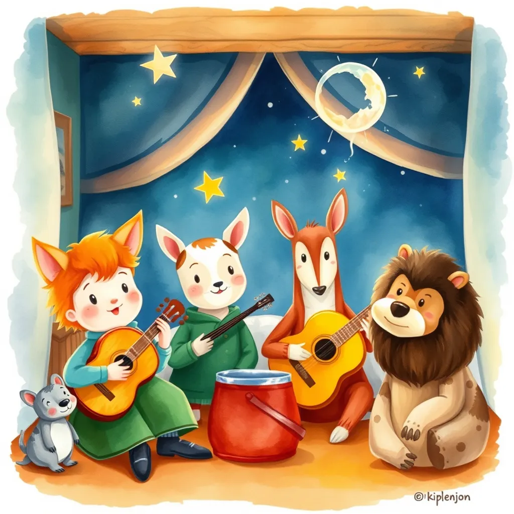 Illustration for The Acorn That Only Sang for Others