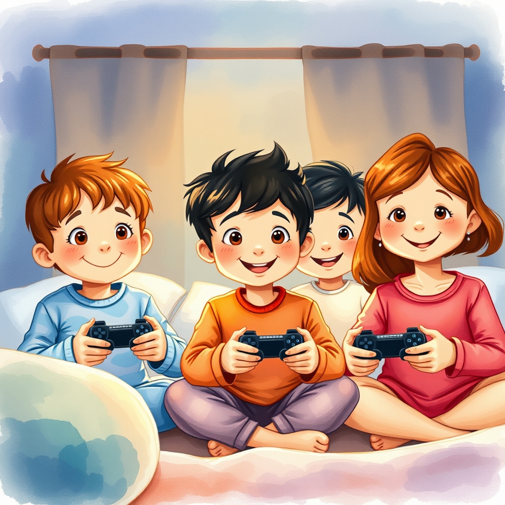 Illustration for The Night Ravi Discovered the Secret of video games