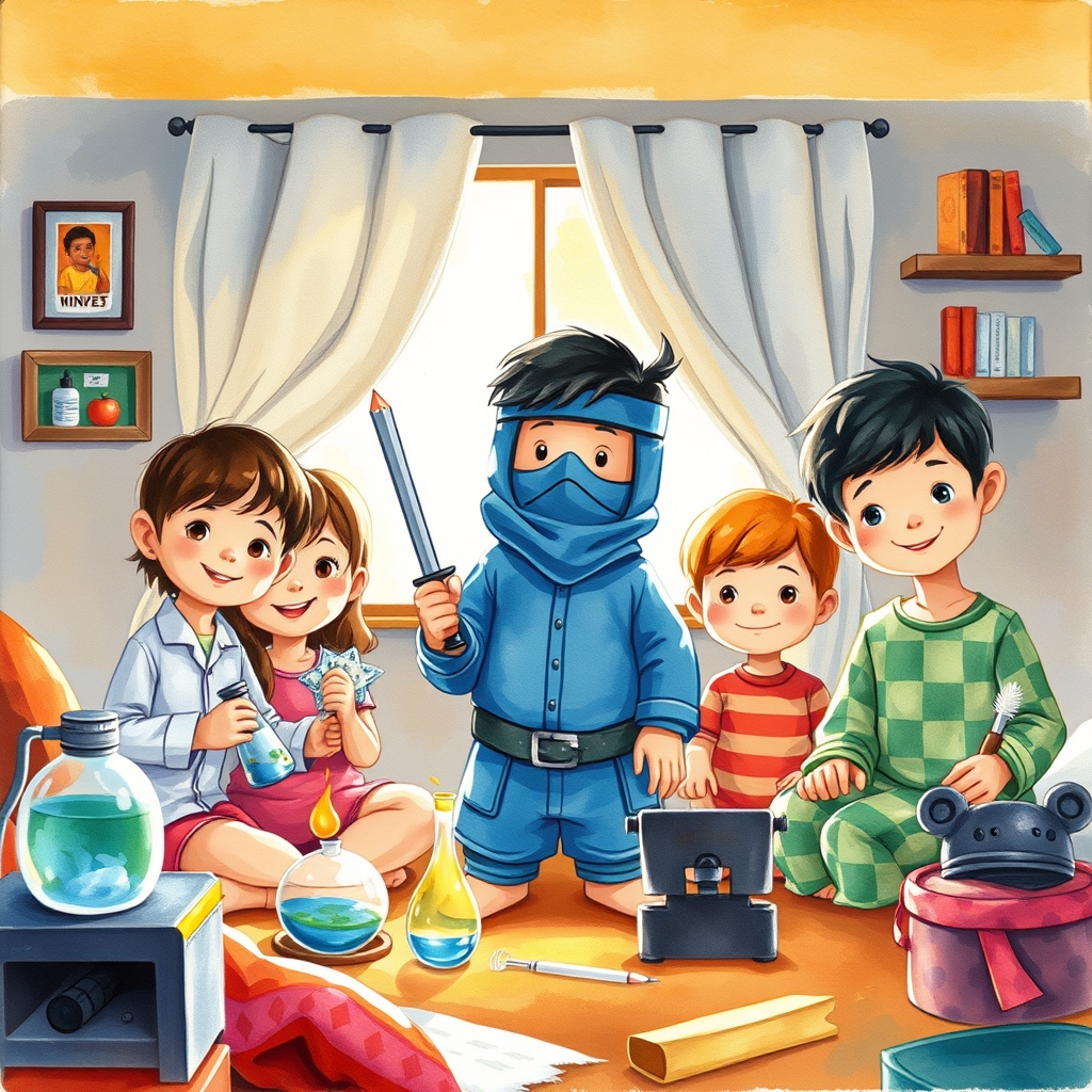 Illustration for Chloe and the Song of the Space Whales