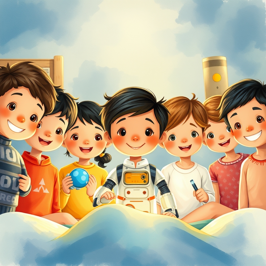 Illustration for Kai's Robot Best Friend