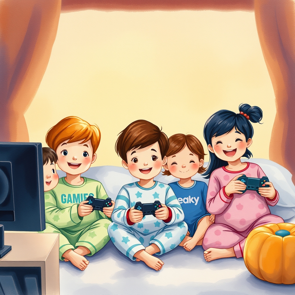Illustration for The Night Diego Discovered the Secret of video games