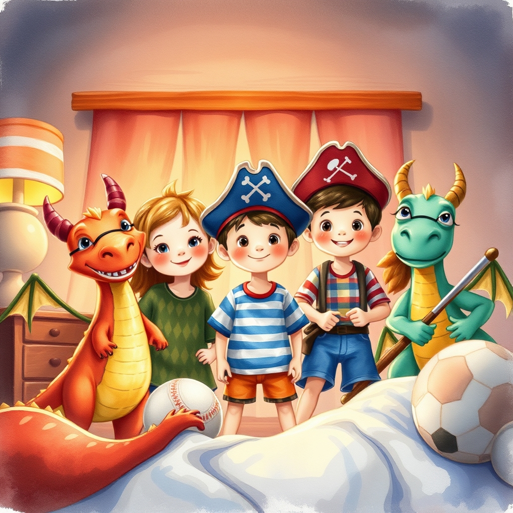 Illustration for Luna's Time Machine and the Rule of Tzedakah