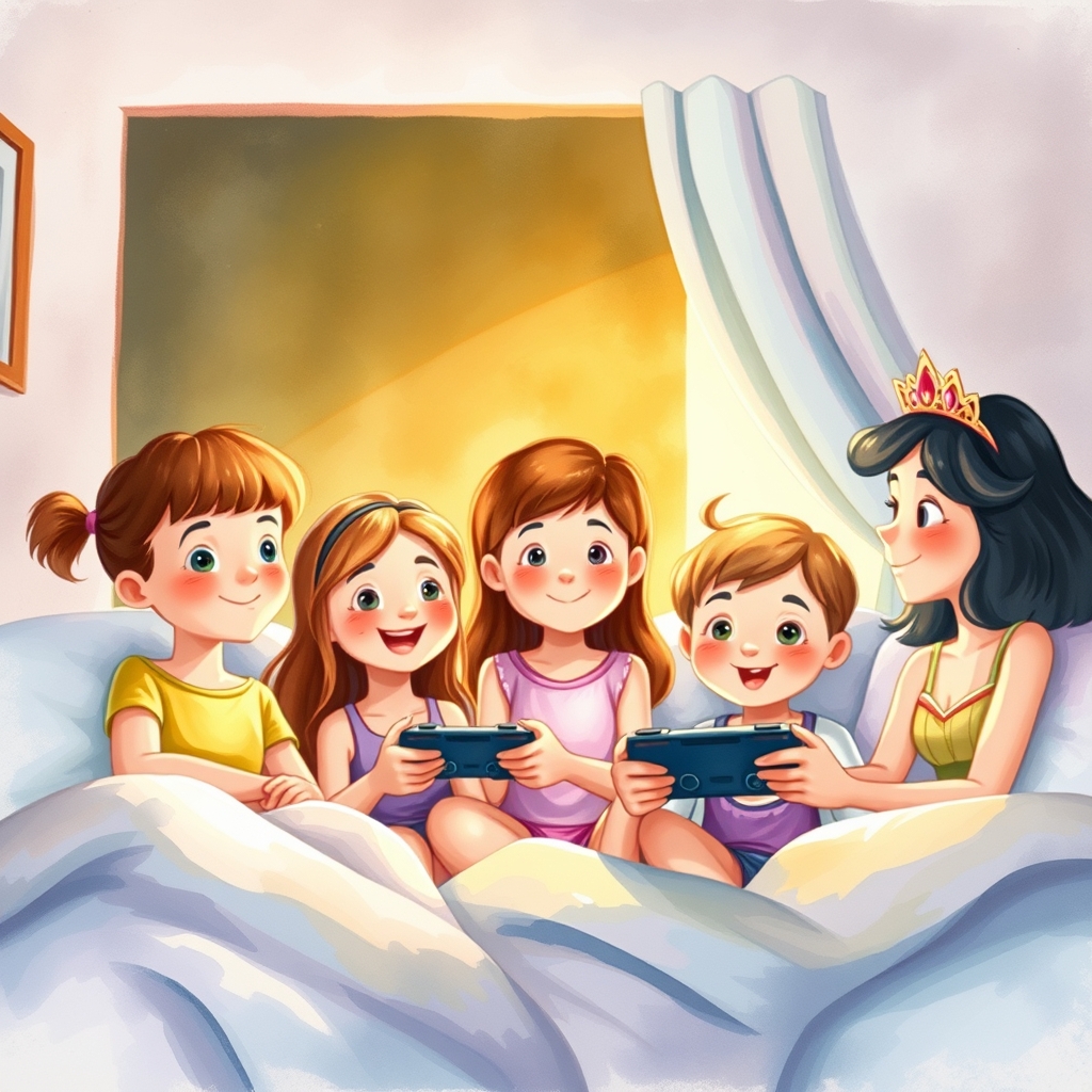 Illustration for Noah's First Eid Morning