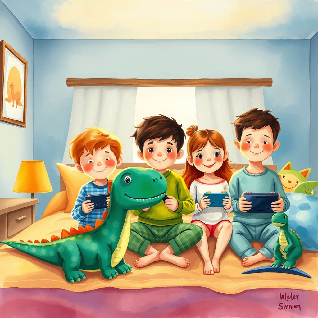 Illustration for The Library That Came to Life for Nico