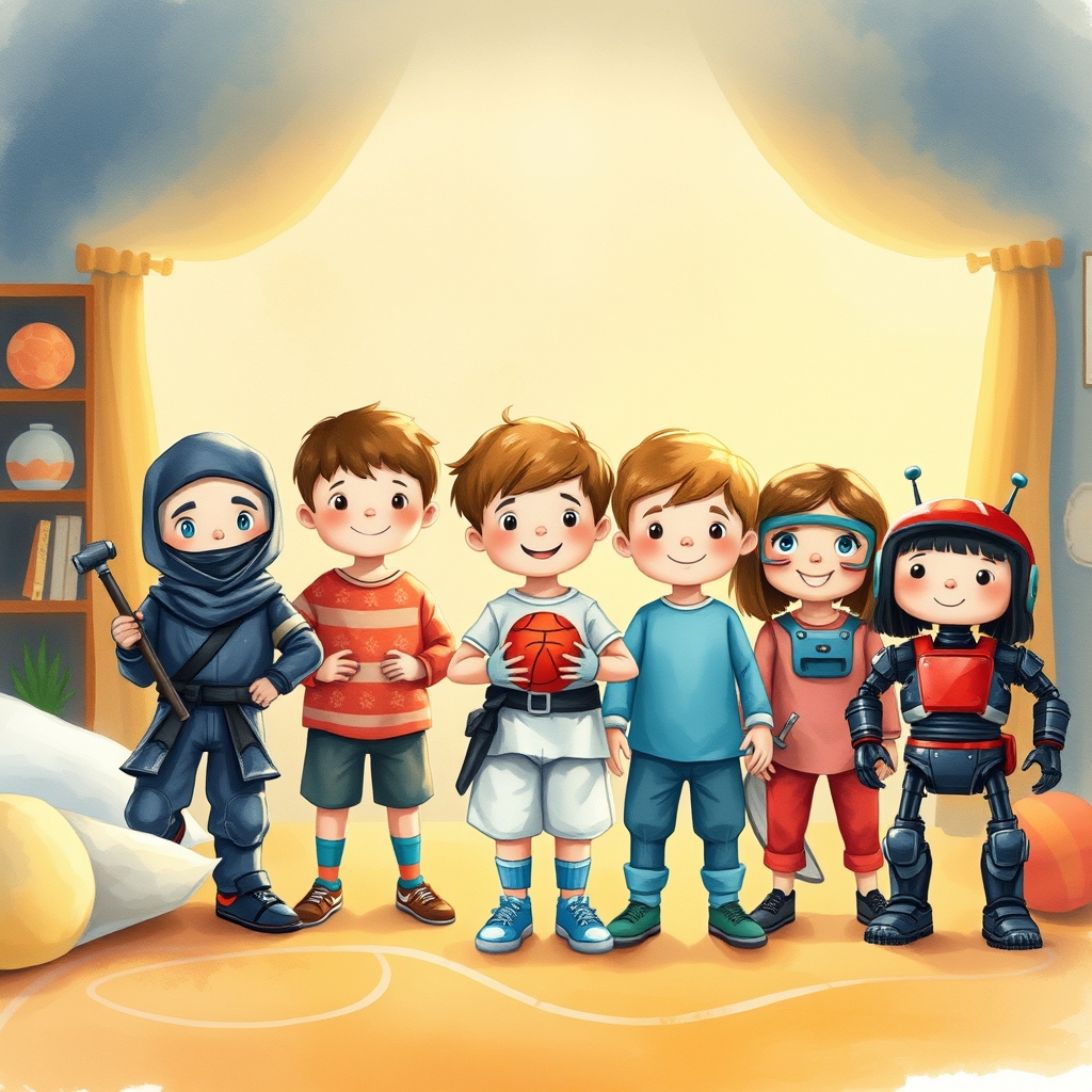 Illustration for Aisha's Time Machine and the Rule of Tzedakah