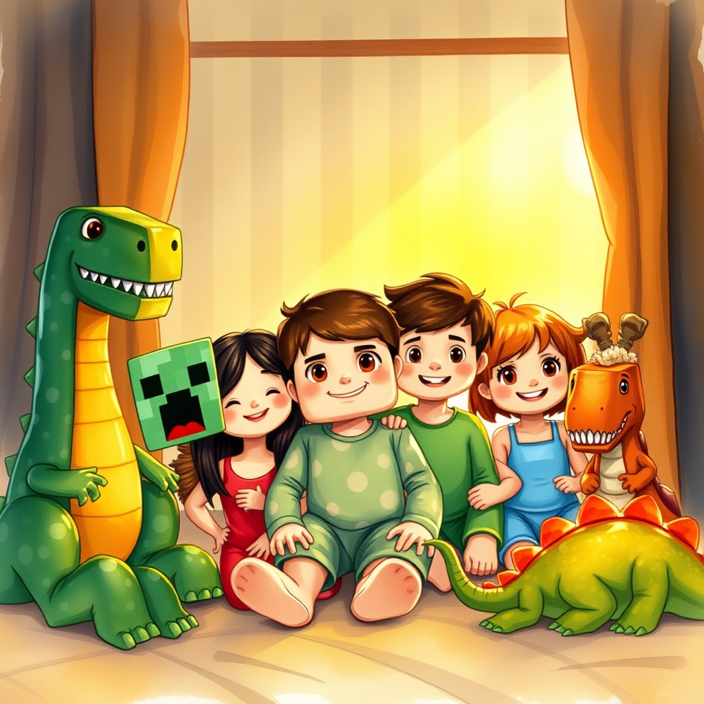Illustration for The Night Liam Discovered the Secret of minecraft