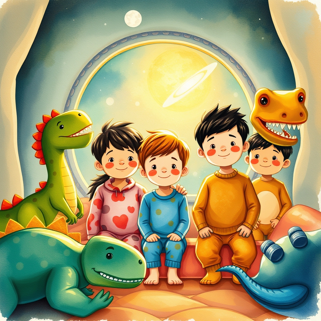 Illustration for Zorp the Lonely Space Dinosaur